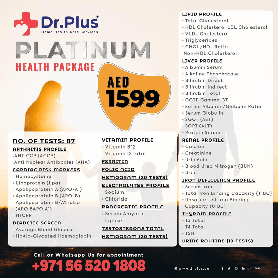 Save 10% on platinum blood test package  | PricelessMed